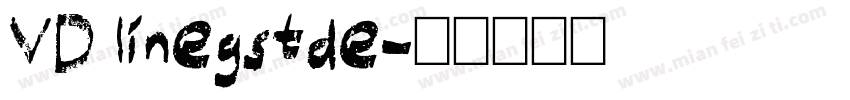 VD linegstde字体转换